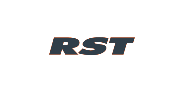 Logo RST, che simboleggia la collaborazione di Linbo Transportation Tech con il rinomato marchio per i sistemi di sospensione ad alte prestazioni nei veicoli elettrici.